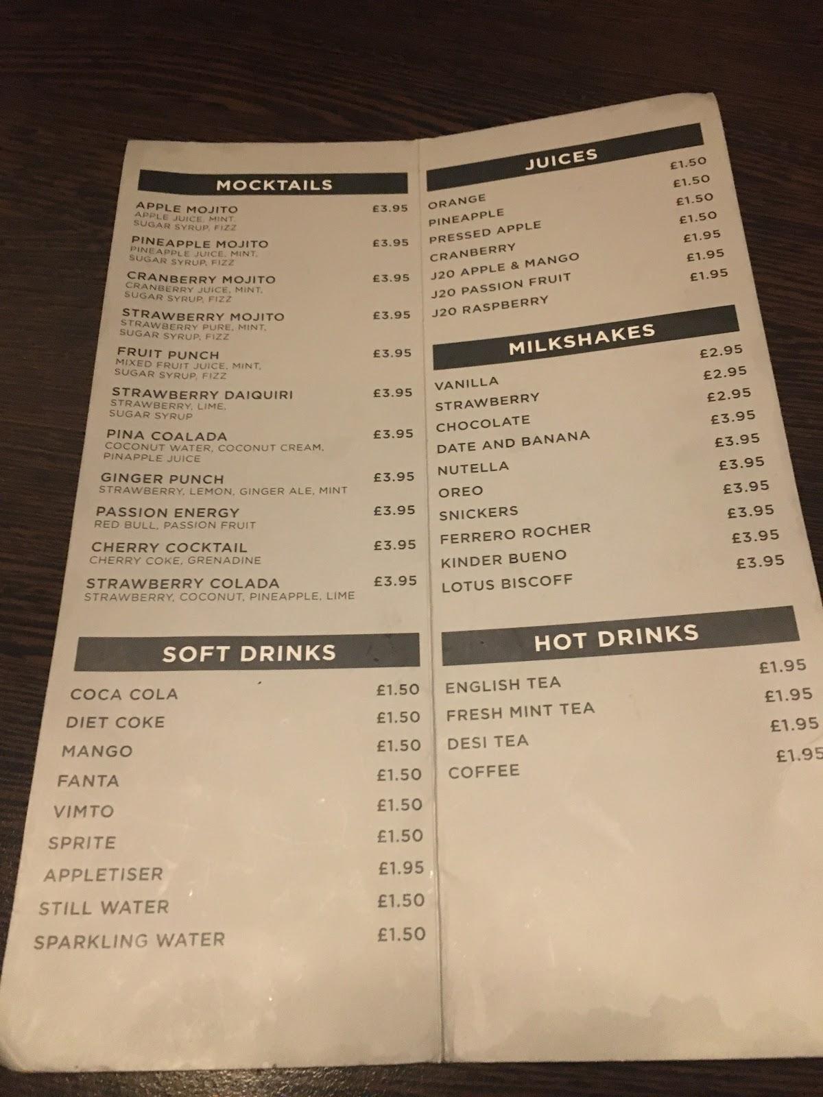 Menu at Grillz Steaks & Desserts, Birmingham, Coventry Rd
