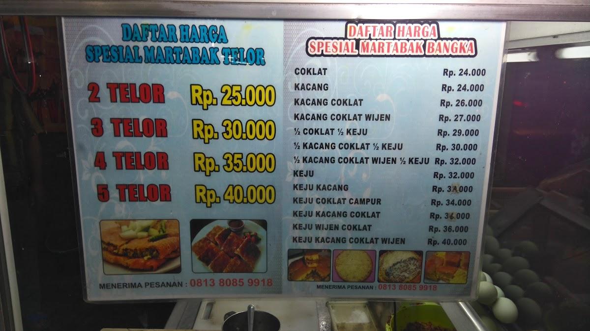 Menu at Martabak Bangka WIJAYA KUSUMA desserts, South Tangerang