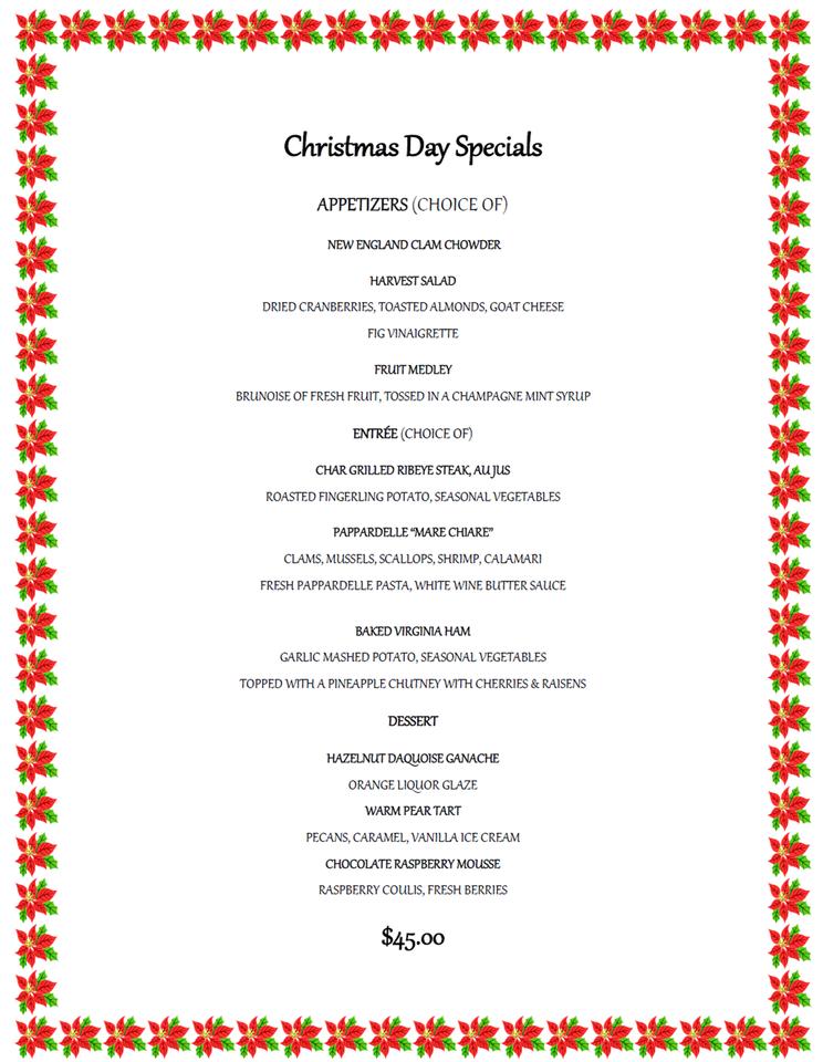 Menu at Aviation Grill pub & bar, Newark