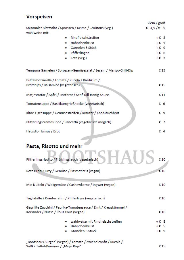 Speisekarte Von Bootshaus Restaurant Achim speisekarte-von-bootshaus-restaurant-achim