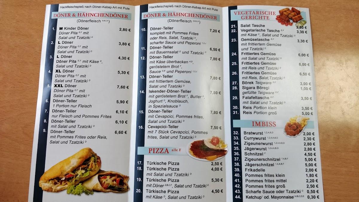 Speisekarte Von Döner-imbiss Emik Gülser Restaurant, Leichlingen ...