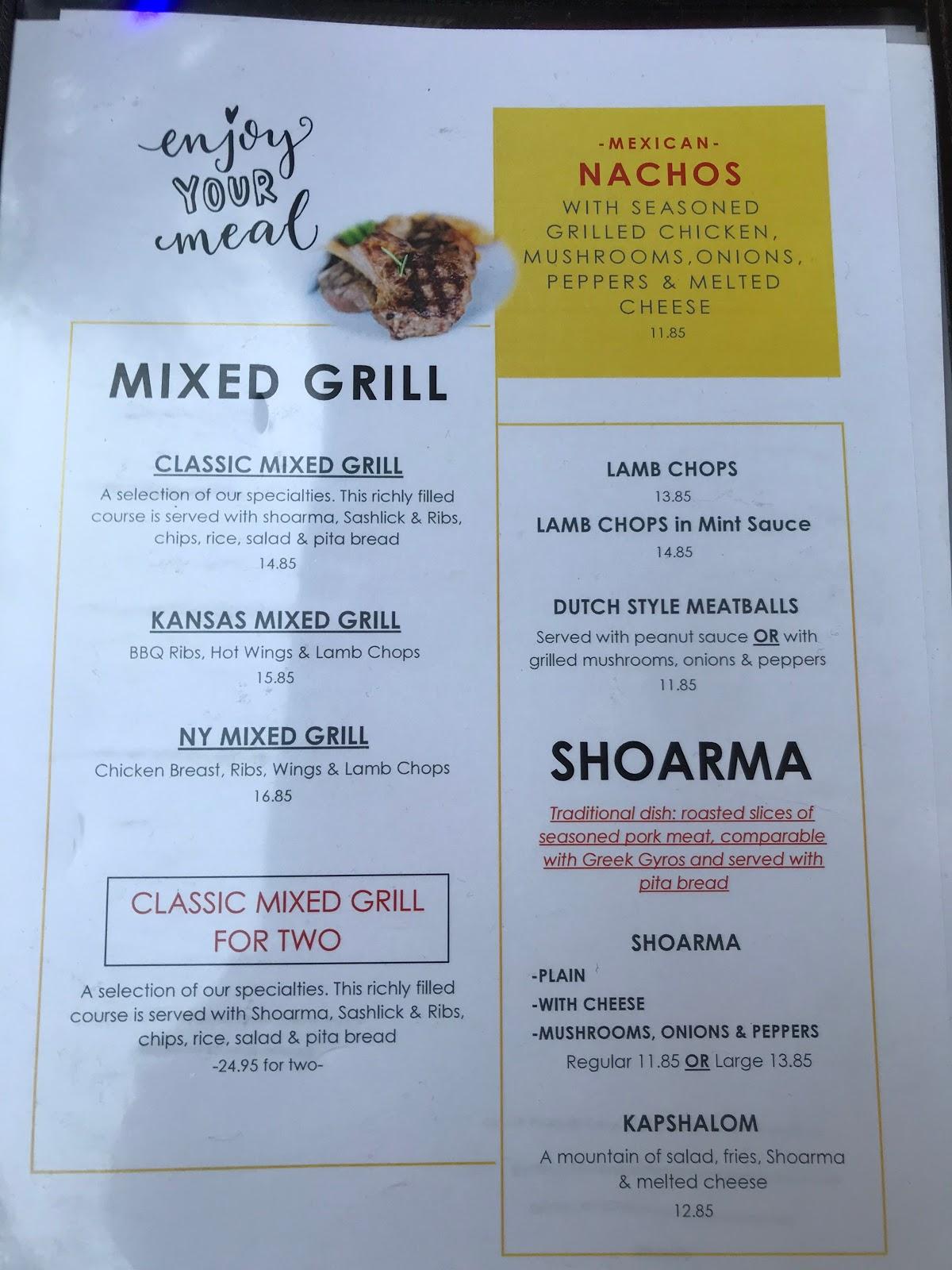 Carta del restaurante SHALOM RIBS & WINGS, Albufeira