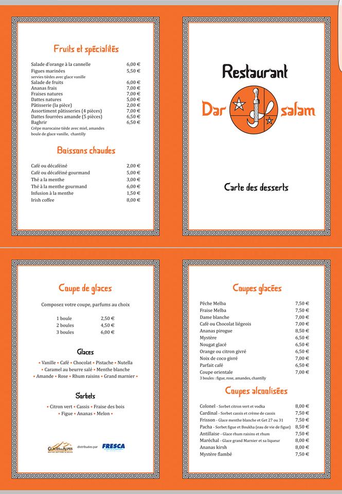 Menu de Dar Salam