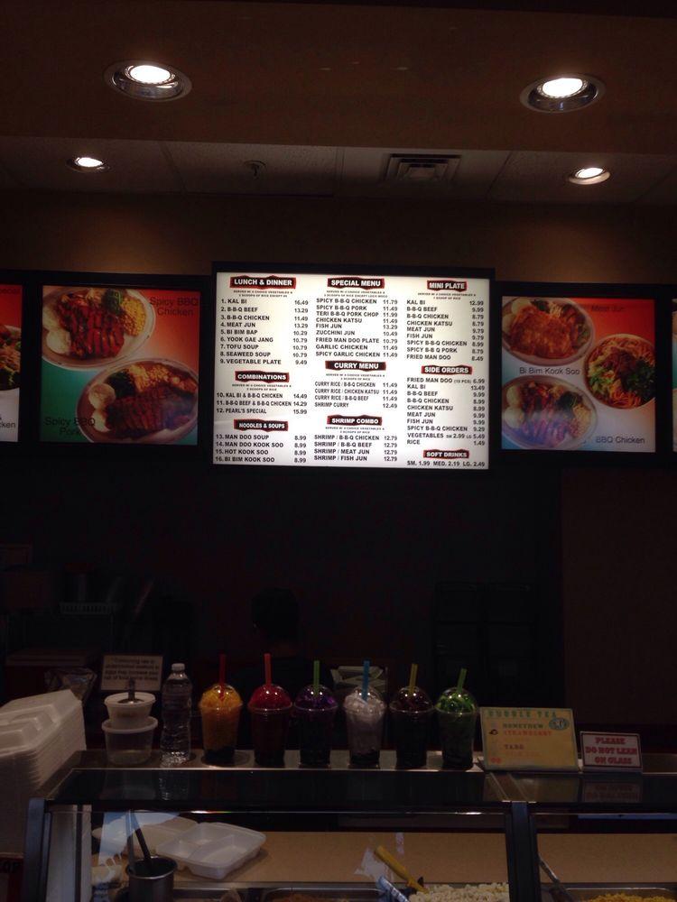Menu at Pearls Korean BBQ, Ewa Beach, 911123 Keaunui Dr