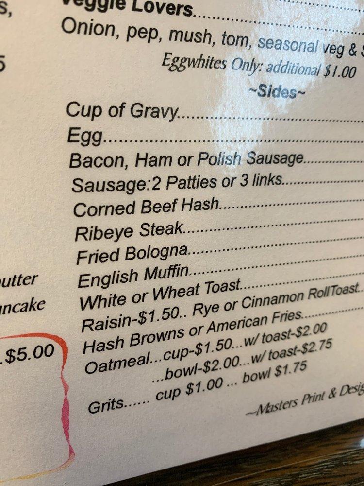 Menu at Anita Cup Of Coffee restaurant, Medaryville, 503 US421