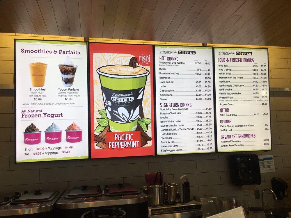 Menu at Plum Market restaurant, West Bloomfield Township, Orchard Lake Rd