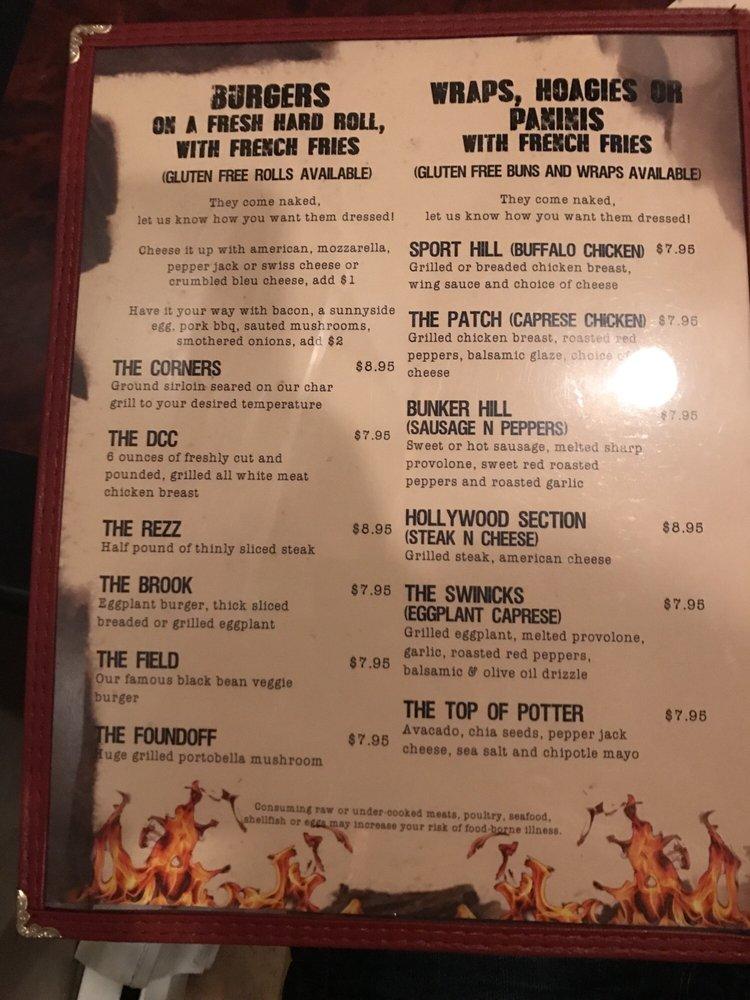 Menu at The Fireside Martini Grill, Inc. pizzeria, Dunmore