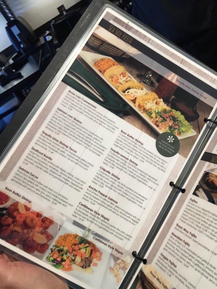 Menu at Tequila Sunrise Mexican Restaurant, Fishers