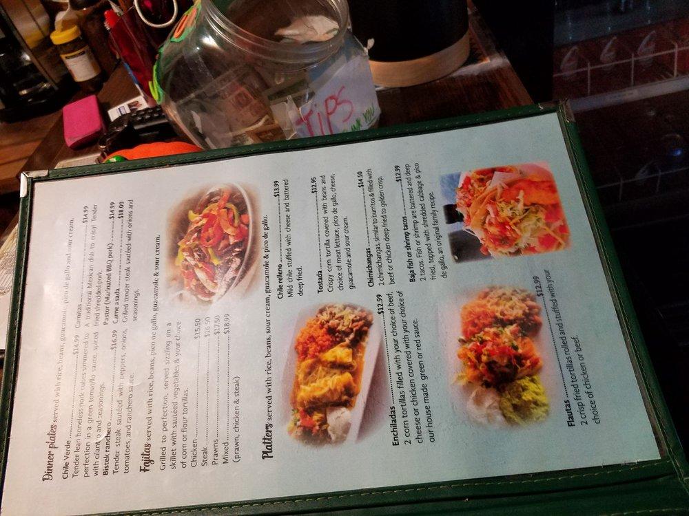 Menu at Ensenada Cuisine Restaurant, Benicia