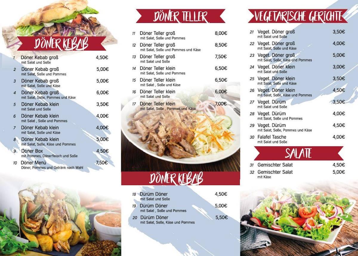 Menu Au Tezel O Kebab Snack Fast Food Mondorf Les Bains