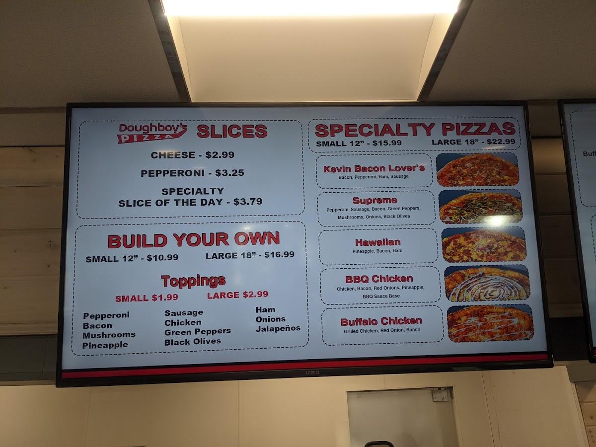 Menu at Doughboy’s Pizza of Lehi BBQ, Lehi