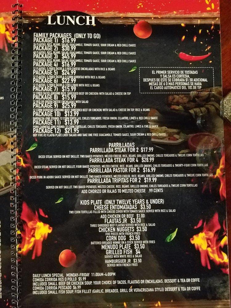 Menu at Ciro's Bar & Kitchen, El Paso, 414 E San Antonio Ave