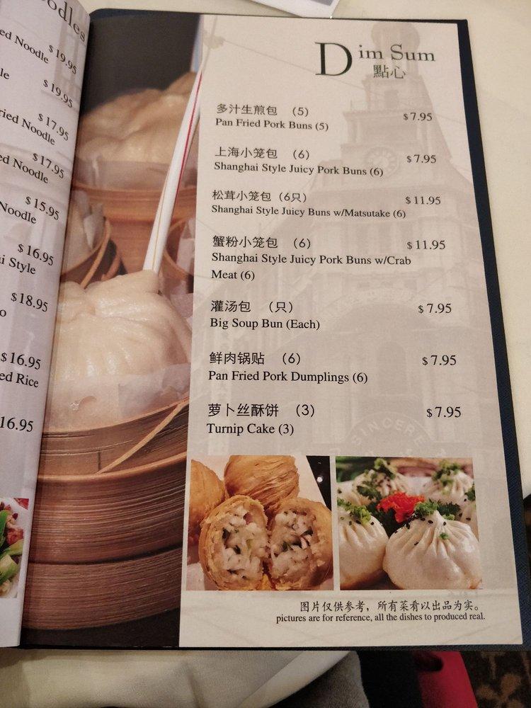 Menu at Shanghai Wonderful Restaurant, Richmond, Bridgeport Rd