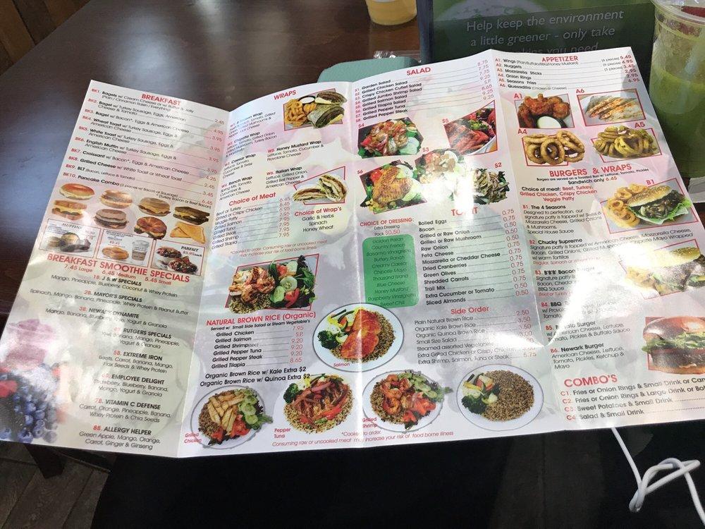 Menu at TeaRx CafeNewark, Newark