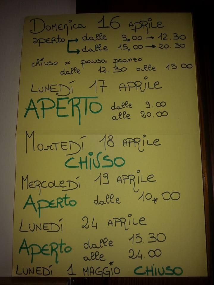 Menu di Alla Vite 