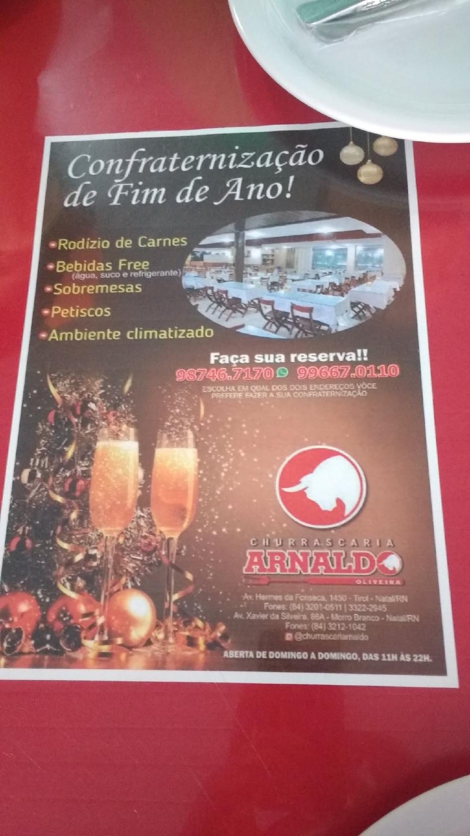Churrascaria Arnaldo Oliveira, Natal, Av. Xavier da Silveira - Restaurant  reviews
