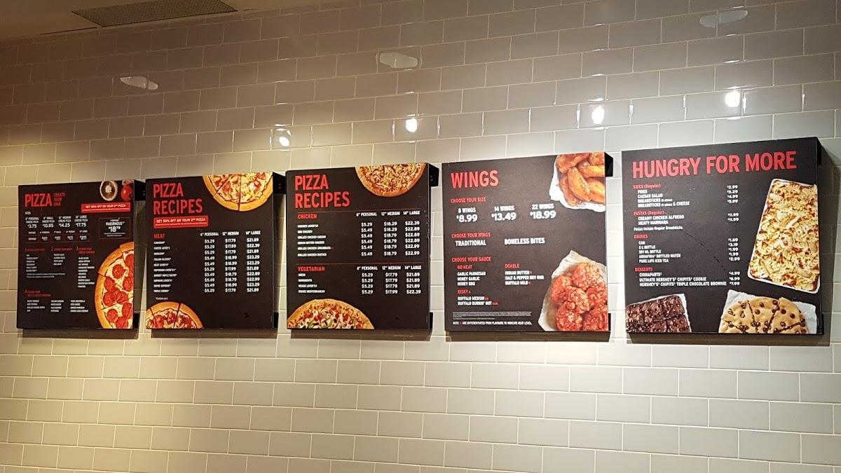 Menu at Pizza Hut Nanaimo restaurant, Nanaimo, Terminal Ave N 12