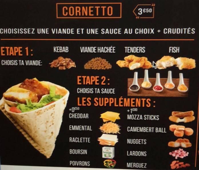 Menu de 106 Fast Food
