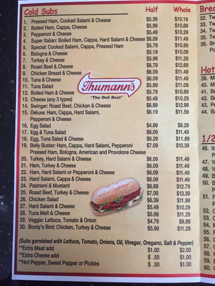 Menu at Riddle & Martin Sub Shops fast food, South River