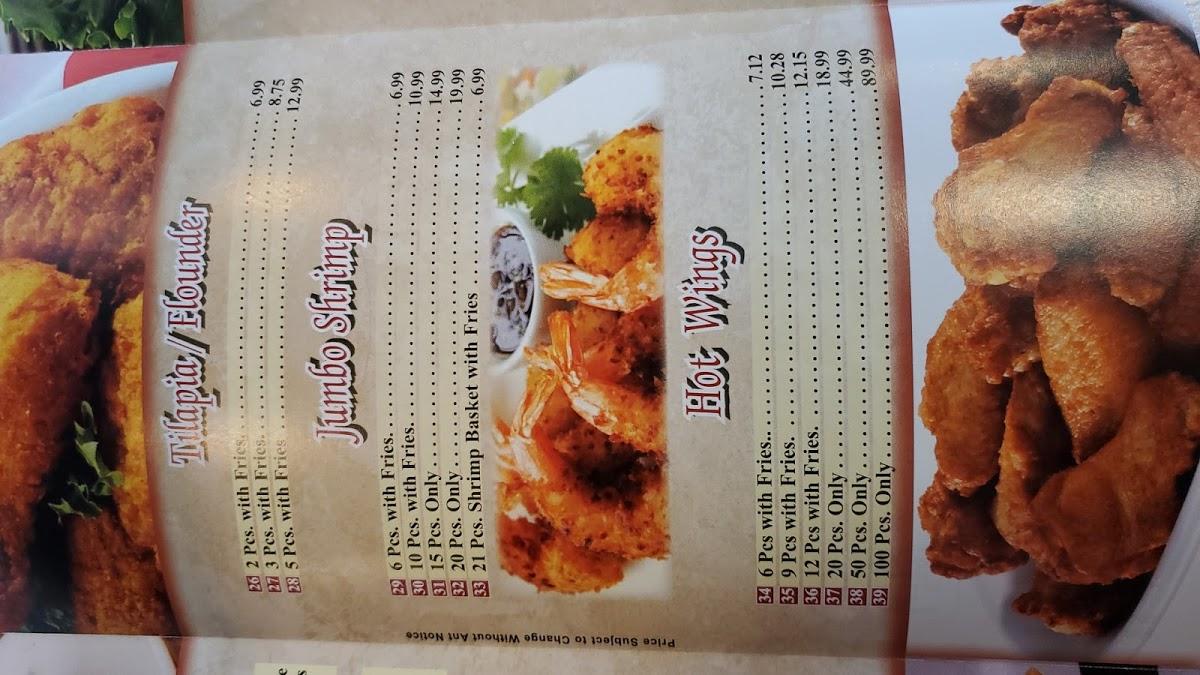Menu at Crown Chicken & Grill restaurant, Bridgeton