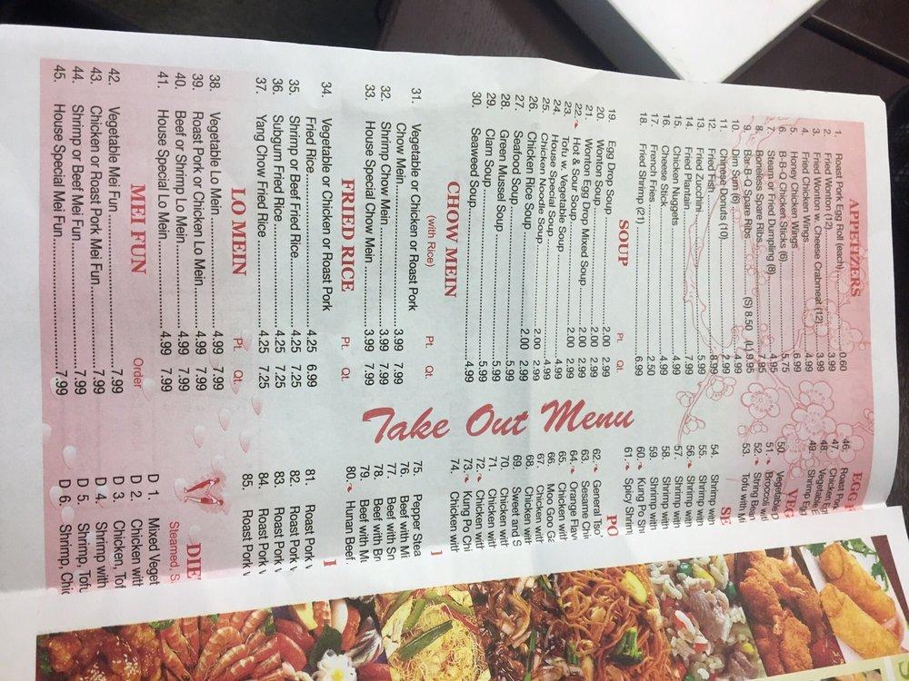Menu at New Golden Buffet restaurant, Centereach