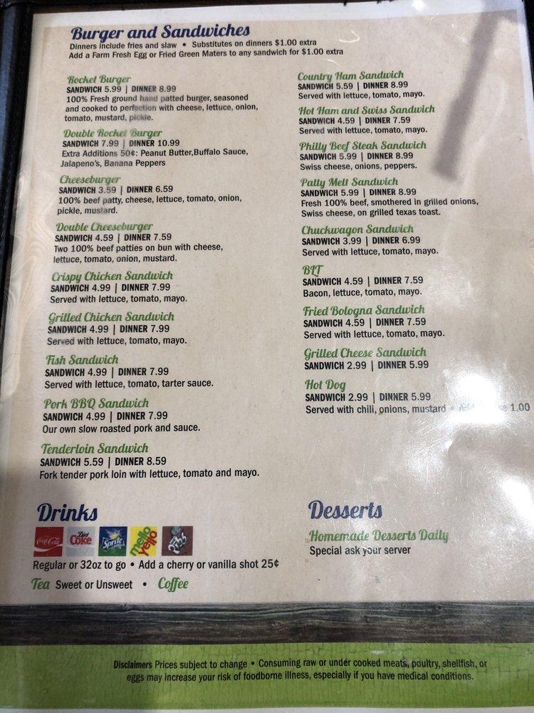 Menu at Marcella's Farm to Fork restaurant, Mount Vernon, 216 Cedar ...