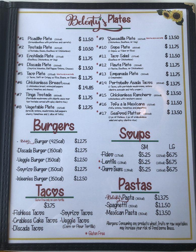 menu-at-belenty-s-love-mexican-vegan-restaurant-fort-worth