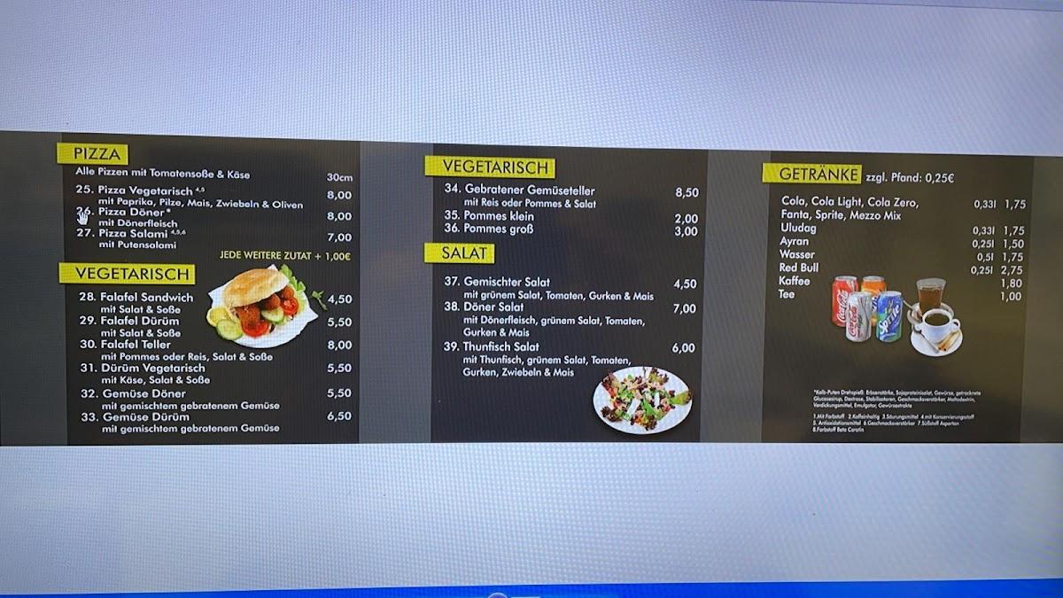 Speisekarte von Der Dönerladen restaurant, Mainz