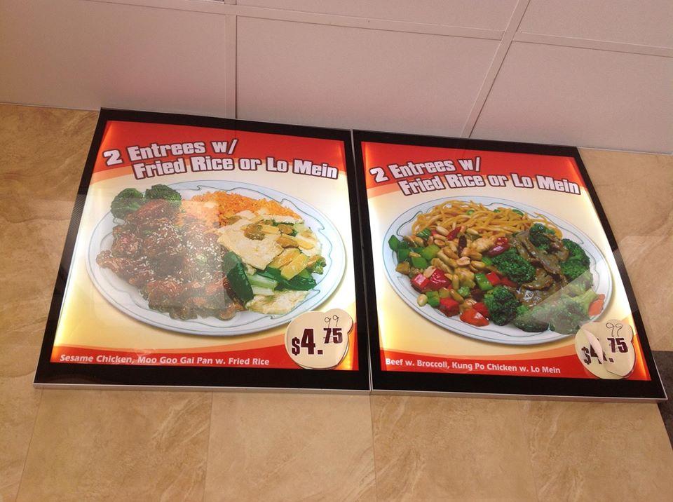 Menu at Lin's Express Food restaurant, Las Cruces