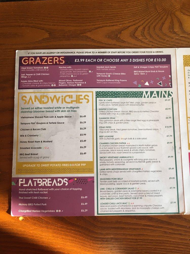 Menu at Porter and Sorter pub & bar, Croydon, Station Rd