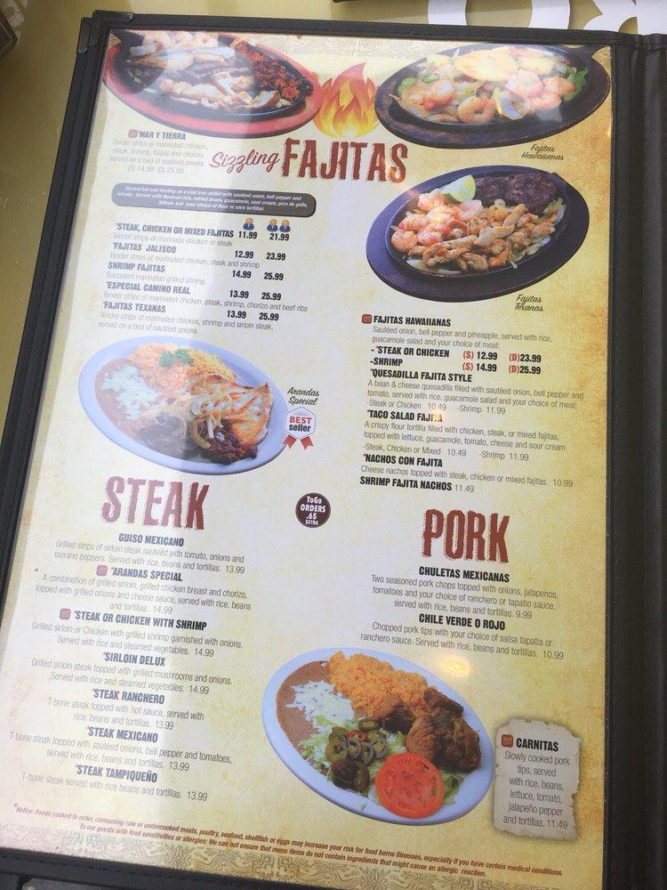 Menu at El Sombrero Lenox Village restaurant, Nashville, Nolensville Pike
