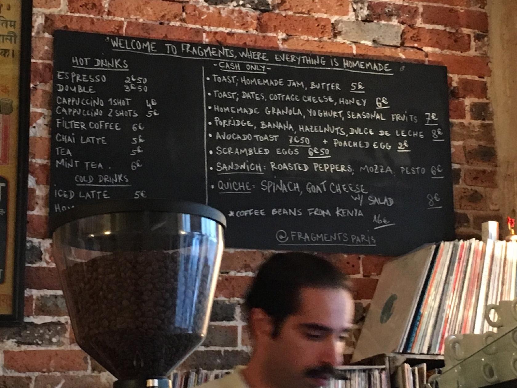 Menu de Fragments