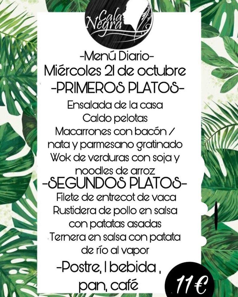 Cala Negra Rest in Elche - Restaurant menu and reviews