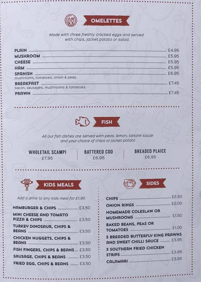 Menu at Brunch & Barista, Southampton