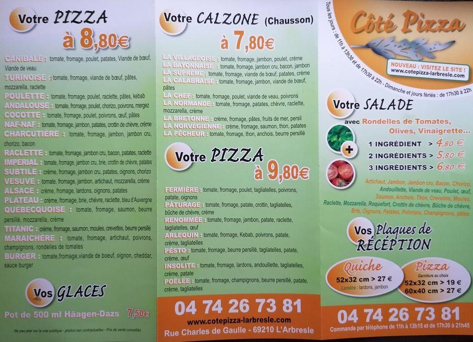 Cote Pizza L Arbresle