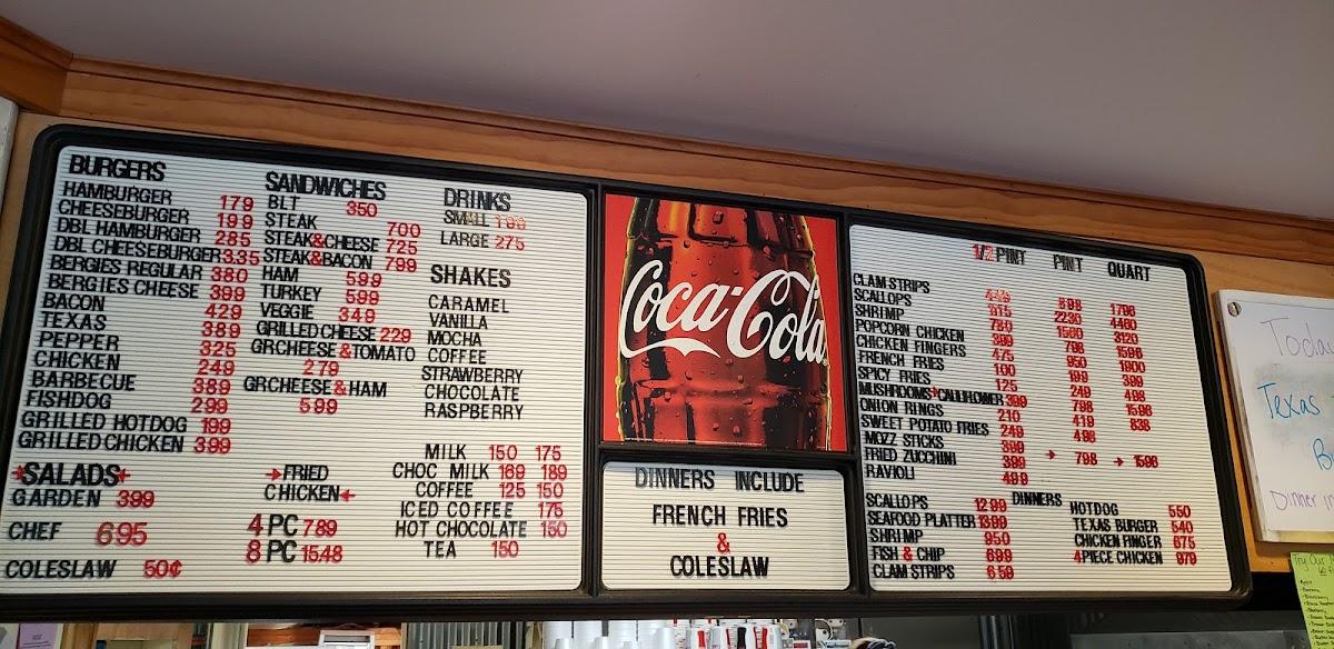 Menu at Hitchin Post restaurant, Claremont
