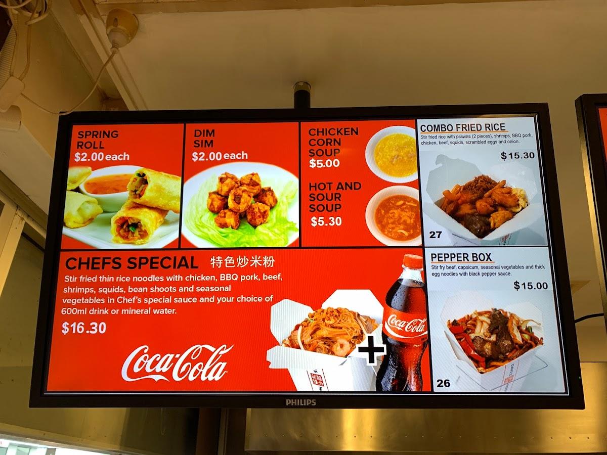 Menu at Dave's Noodles Burnie fast food, Burnie
