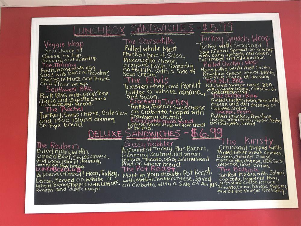 Menu at Lunch Box & Catering desserts, Rustburg