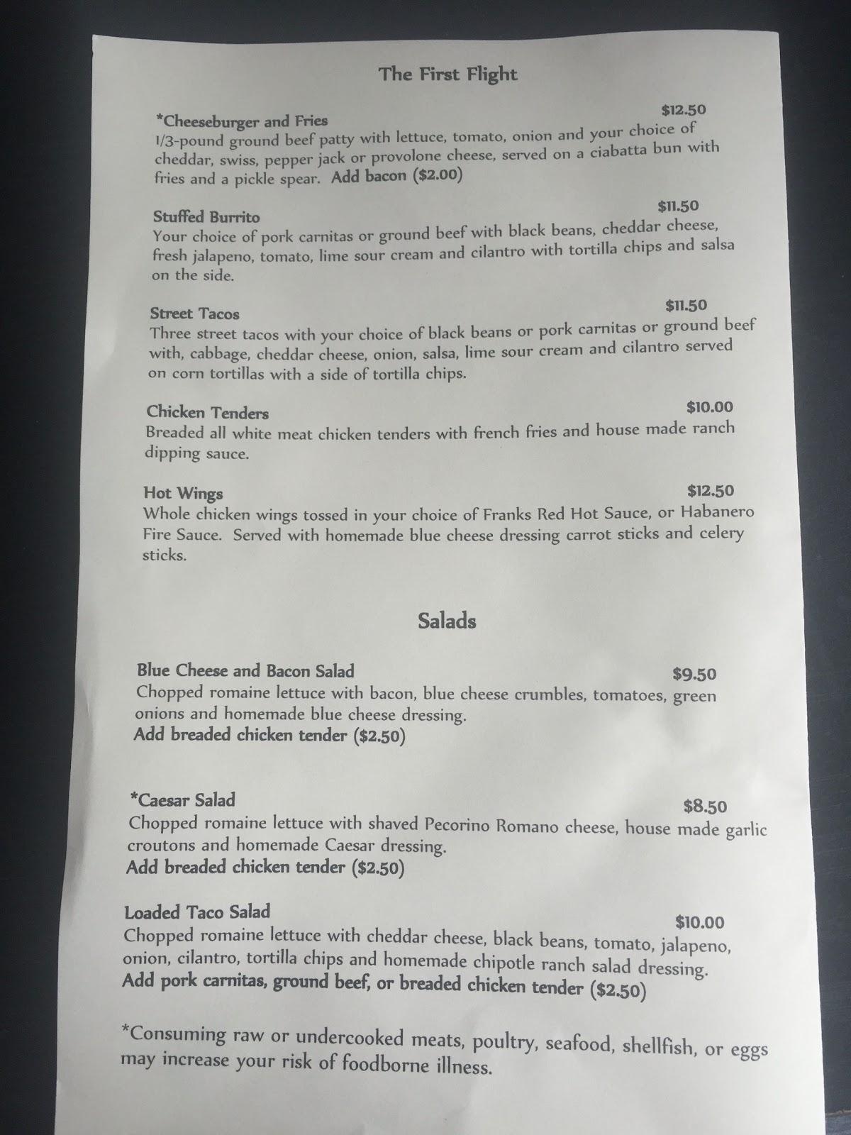 Menu at Montana Tap House pub & bar, Whitefish