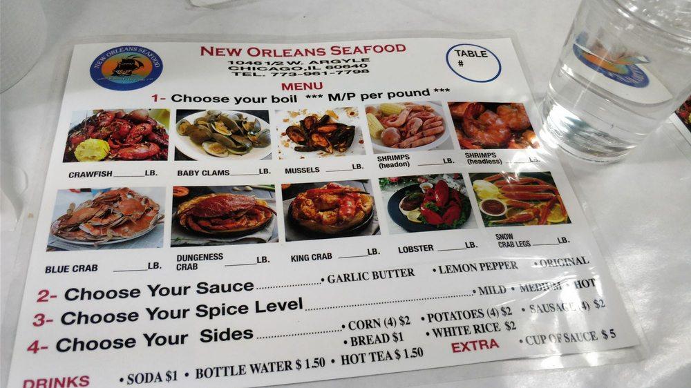 Rfa7 New Orleans Seafood Inc Menu 
