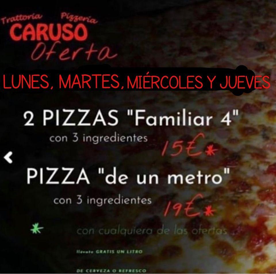 Pizzer a Caruso Av. Micaela Aramburu