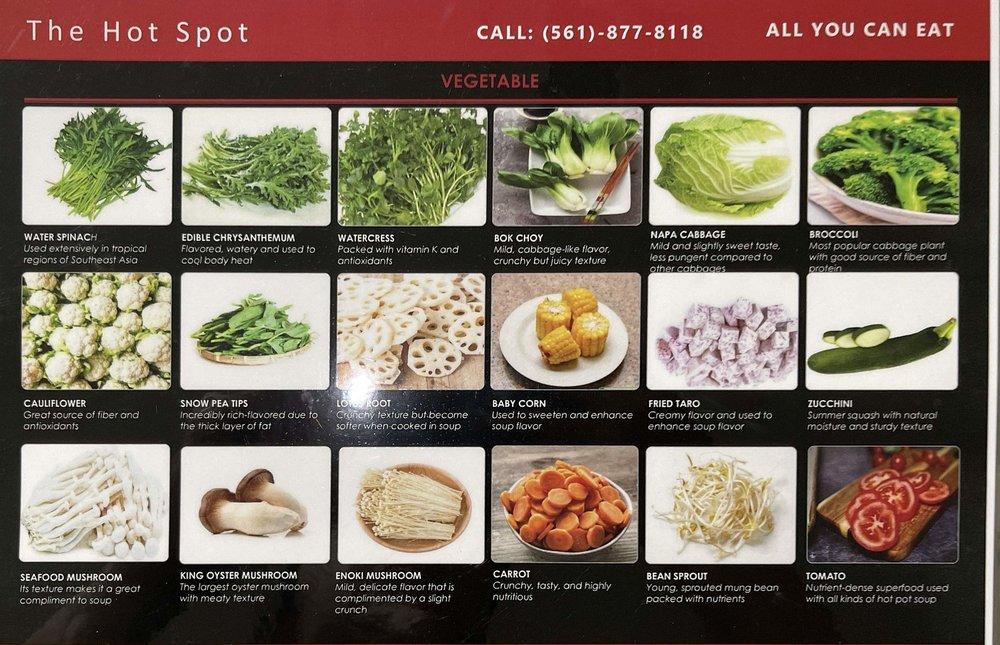 Menu at Hot Pot Restaurant, Lake Worth Corridor