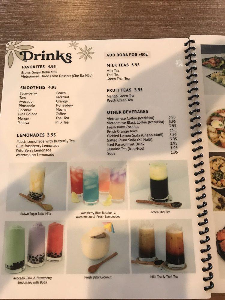 Menu at Bone & Broth Vietnamese Pho Cuisine restaurant, Ontario