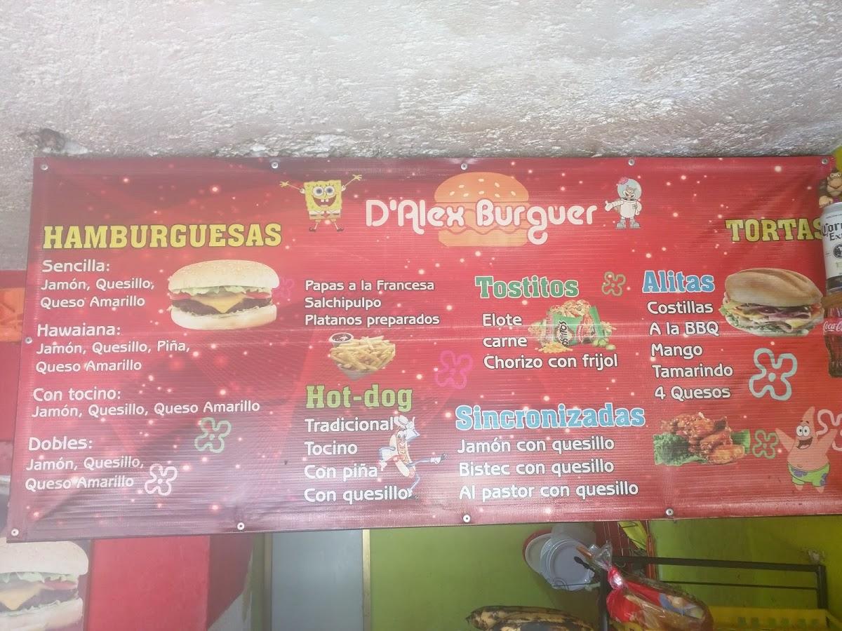 Menu At Hamburguesería 