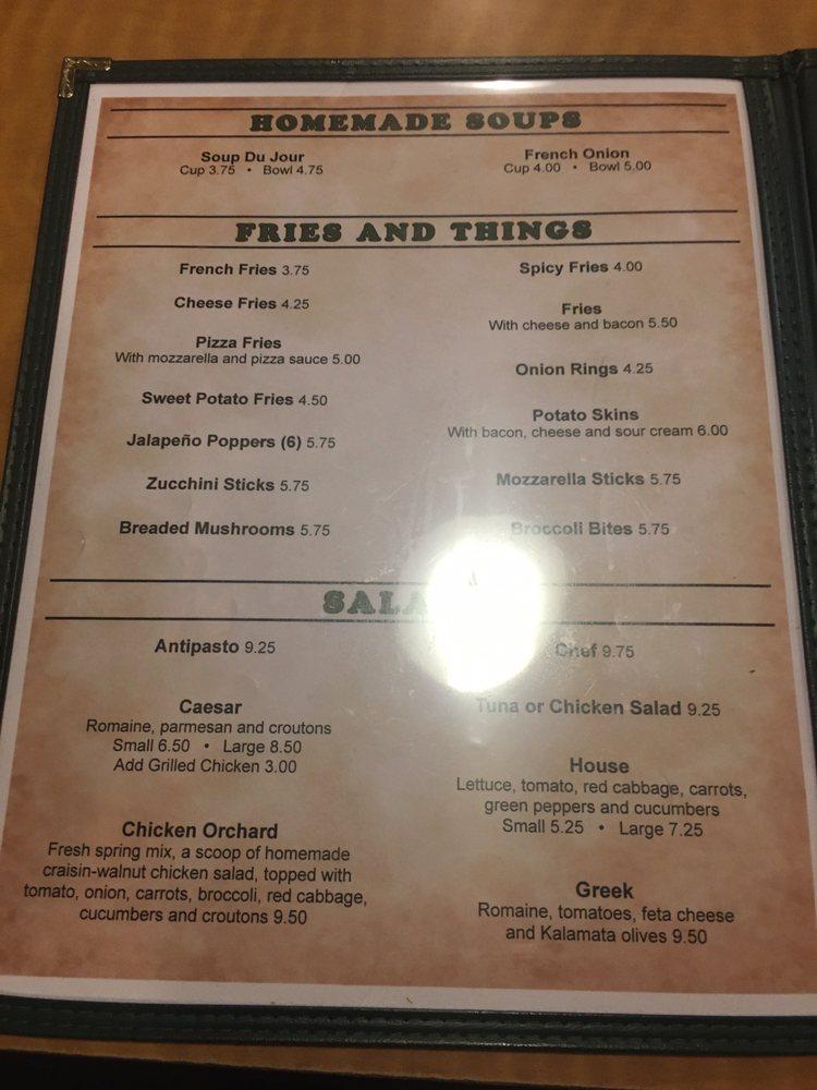 Menu at Joe's Pizza And Restaurant, Broomall