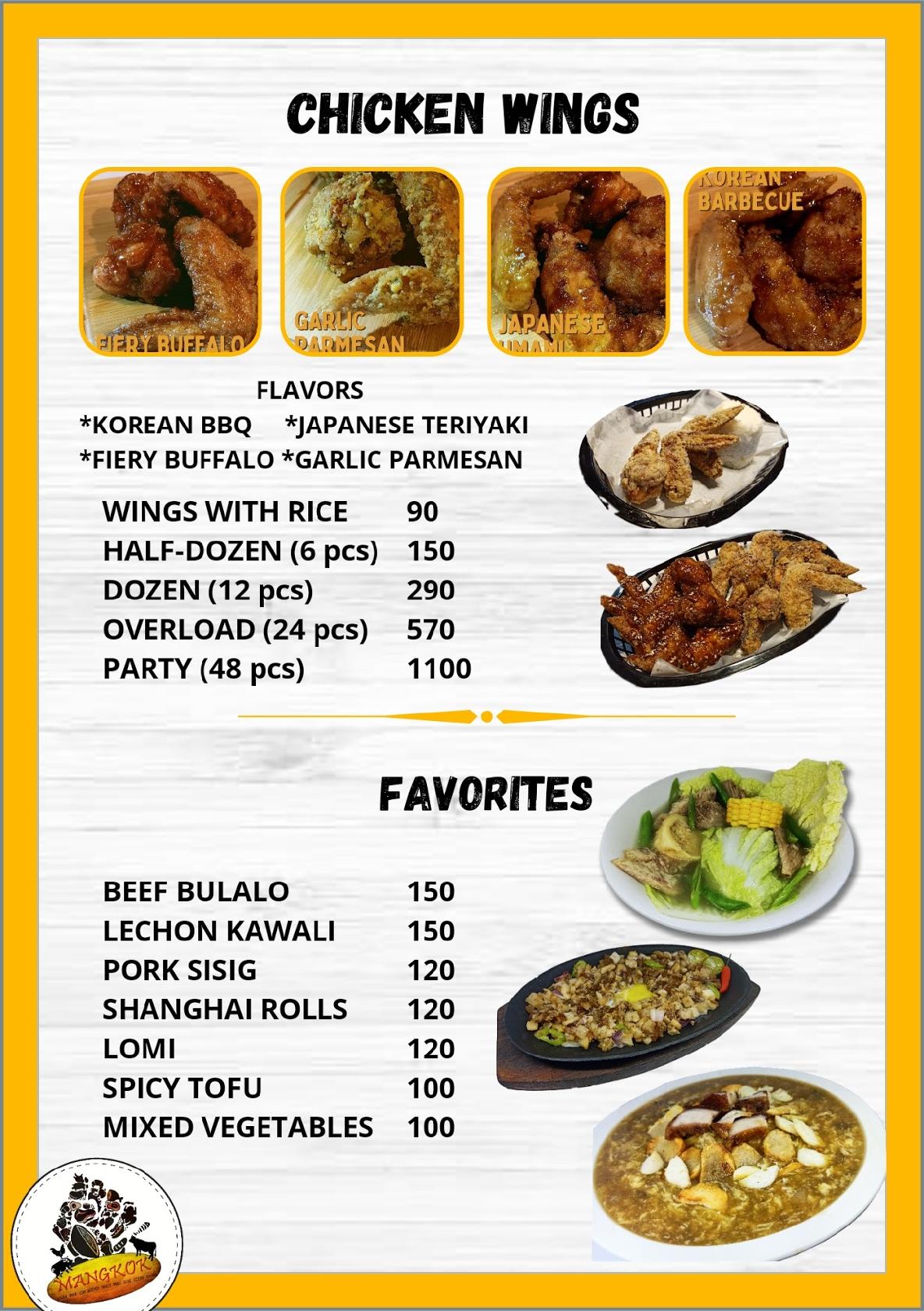 Menu at MANGKOK- Padilla restaurant, Antipolo, National Housing ...