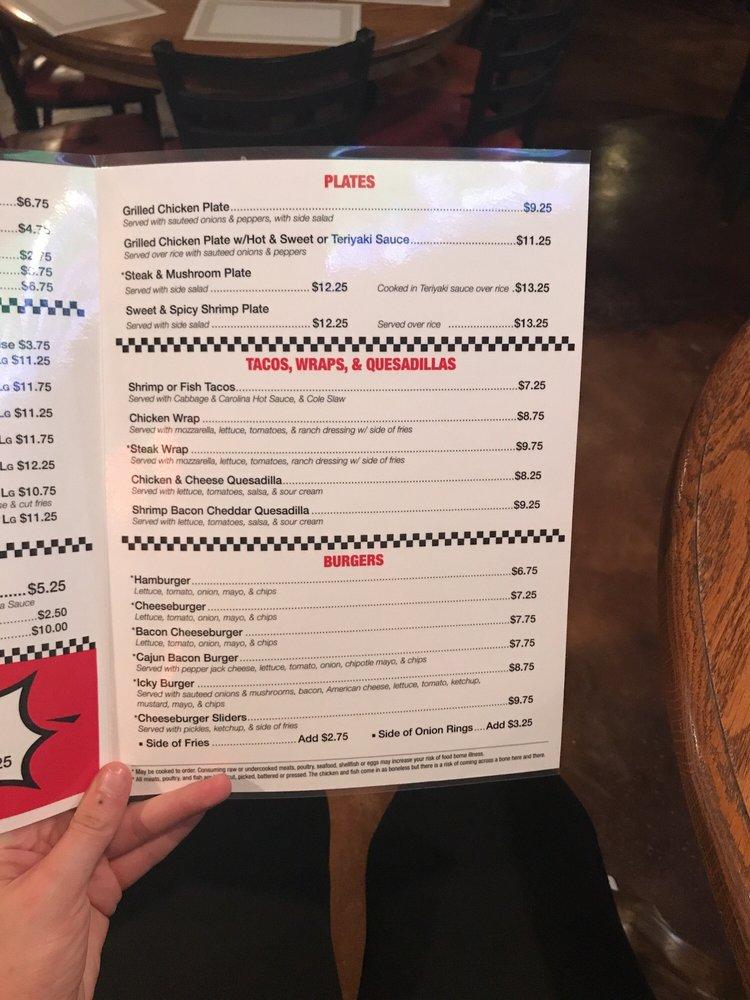 Menu at Jack &amp; Georges pub &amp; bar, Altoona