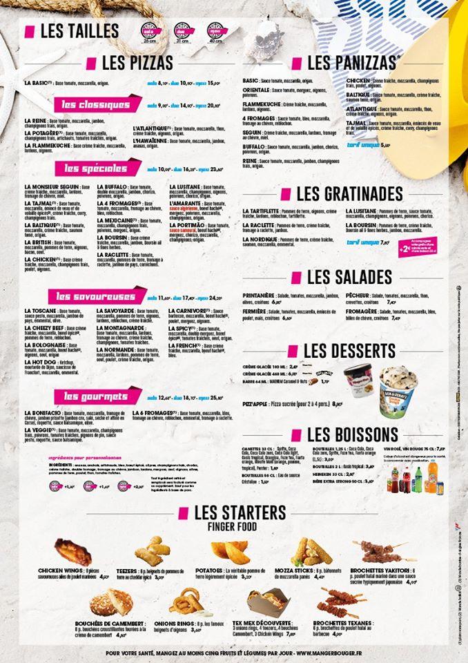 Menu de Allo Pizza 30