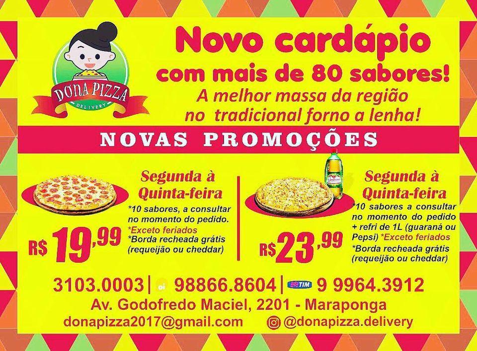 Dona's Pizza - Pizzaria em Planalto