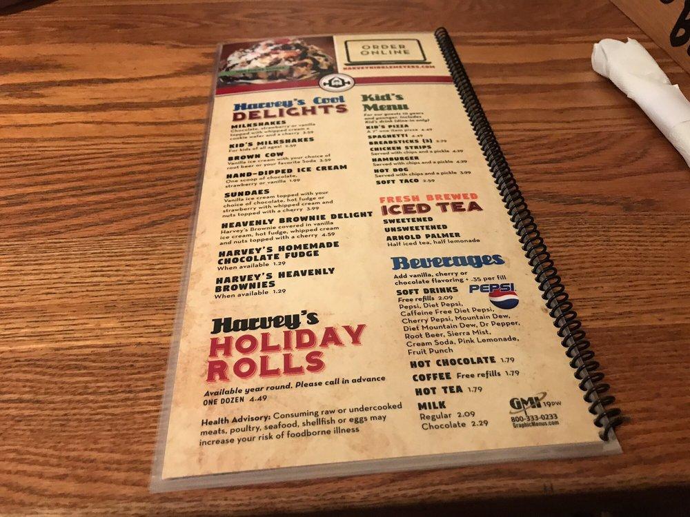 Menu harvey canada harveys specials